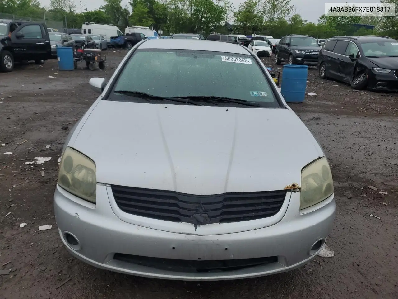 2007 Mitsubishi Galant Es VIN: 4A3AB36FX7E018317 Lot: 56382365
