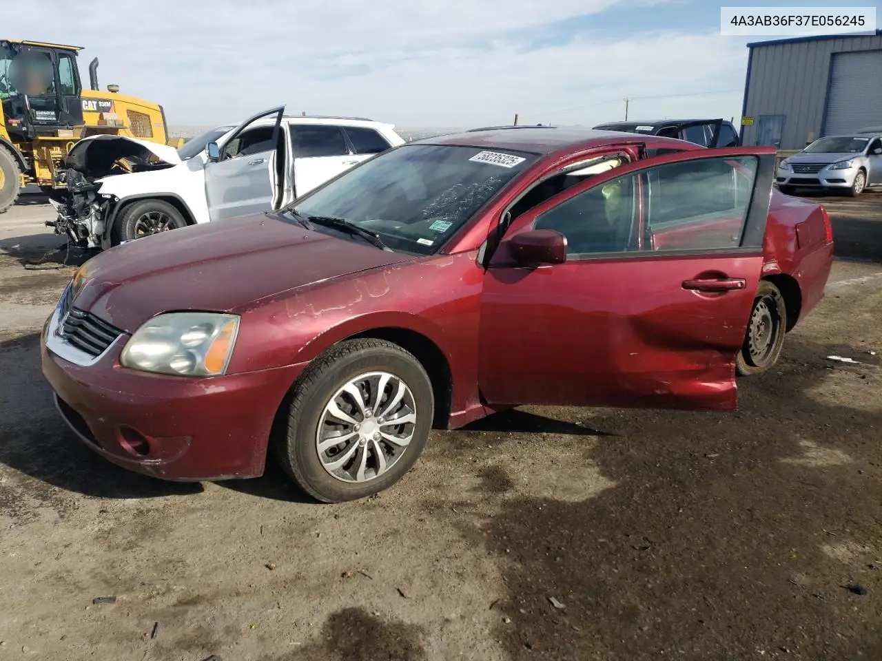 2007 Mitsubishi Galant Es VIN: 4A3AB36F37E056245 Lot: 58235325