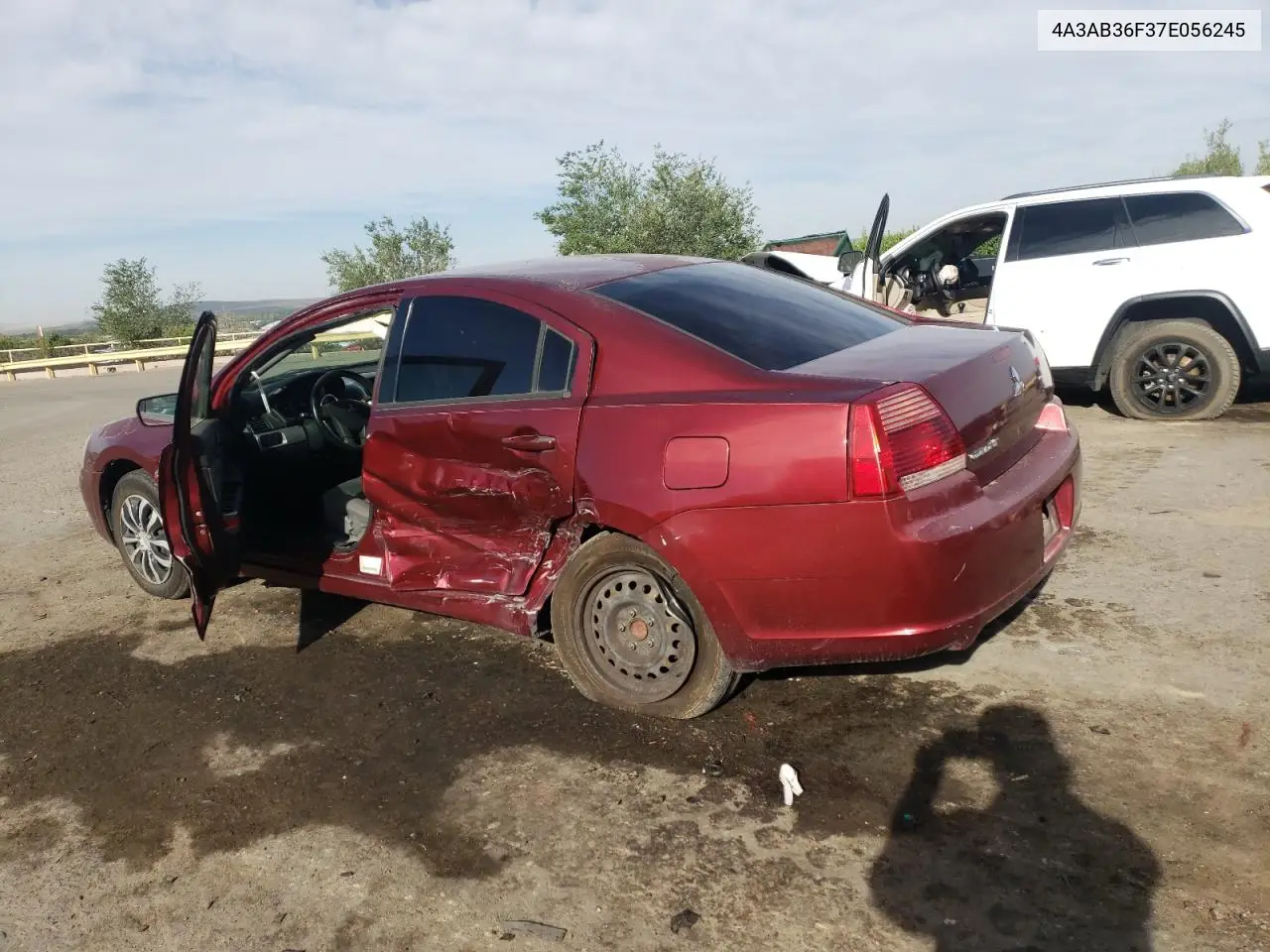 2007 Mitsubishi Galant Es VIN: 4A3AB36F37E056245 Lot: 58235325