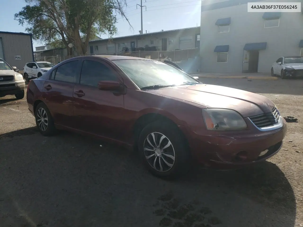 2007 Mitsubishi Galant Es VIN: 4A3AB36F37E056245 Lot: 58235325