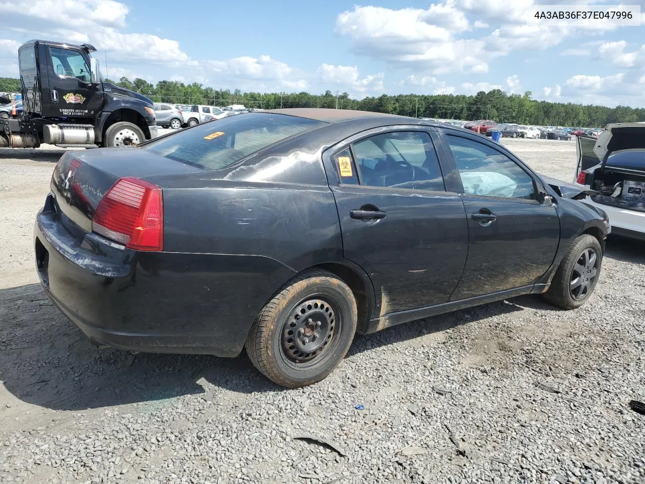 2007 Mitsubishi Galant Es VIN: 4A3AB36F37E047996 Lot: 59643824
