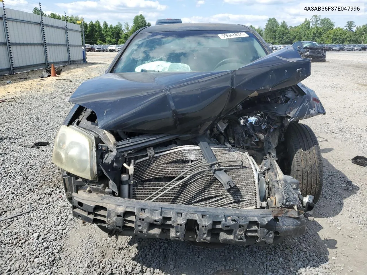 2007 Mitsubishi Galant Es VIN: 4A3AB36F37E047996 Lot: 59643824