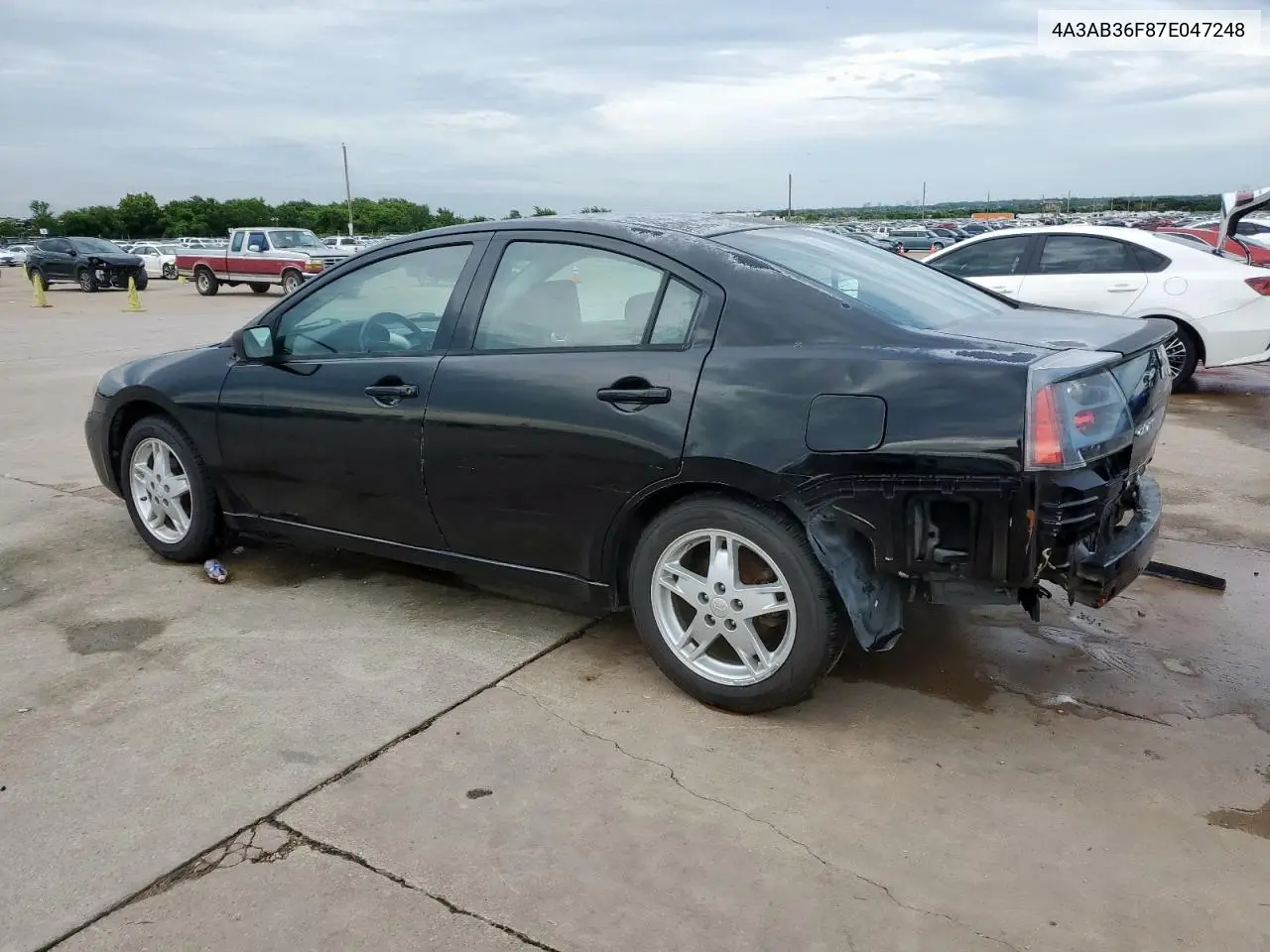 2007 Mitsubishi Galant Es VIN: 4A3AB36F87E047248 Lot: 59893275