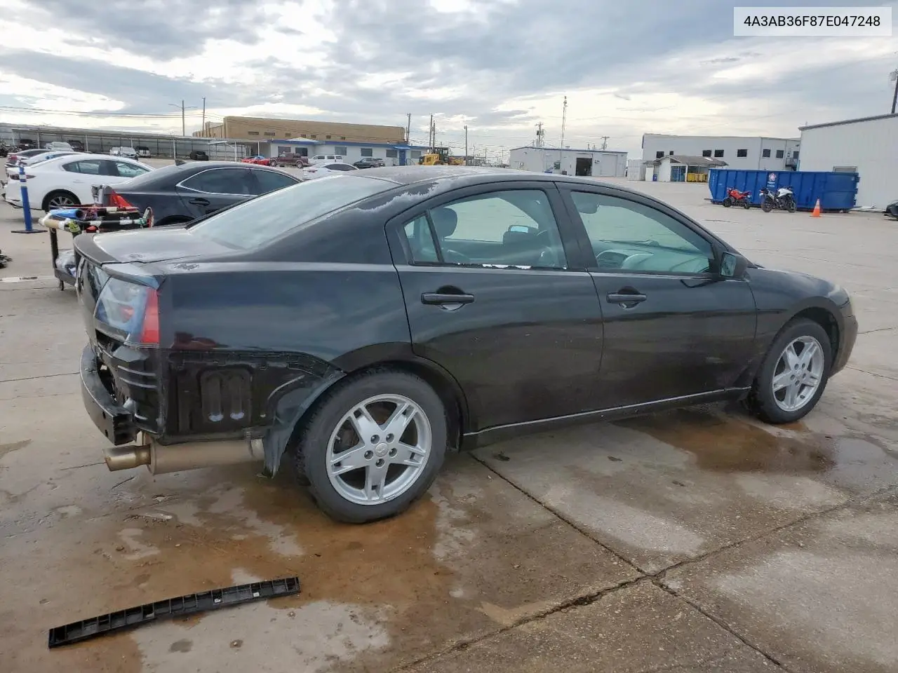 2007 Mitsubishi Galant Es VIN: 4A3AB36F87E047248 Lot: 59893275