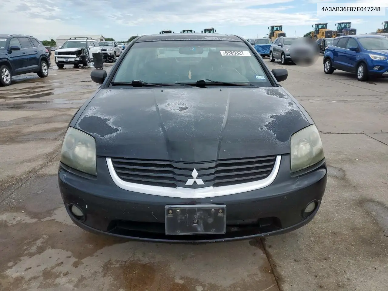 2007 Mitsubishi Galant Es VIN: 4A3AB36F87E047248 Lot: 59893275