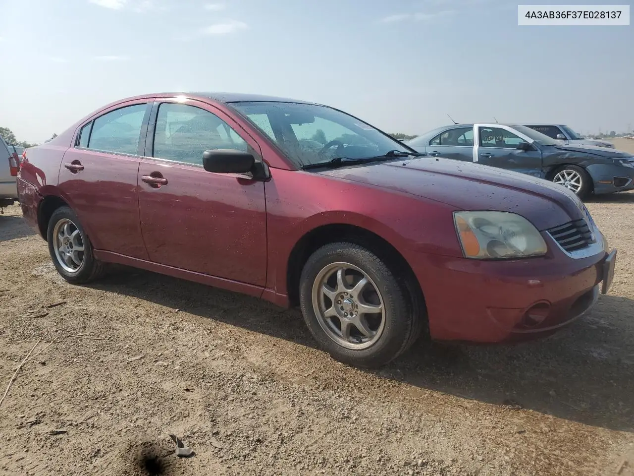 2007 Mitsubishi Galant Es VIN: 4A3AB36F37E028137 Lot: 60062585