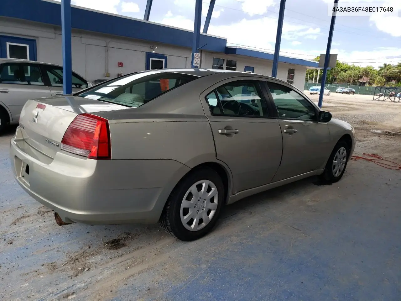 2008 Mitsubishi Galant Es VIN: 4A3AB36F48E017648 Lot: 60661295