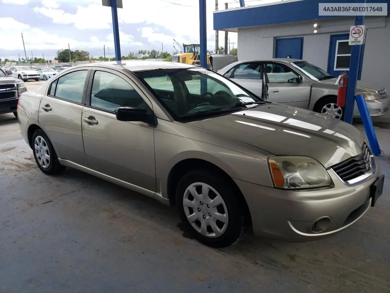 2008 Mitsubishi Galant Es VIN: 4A3AB36F48E017648 Lot: 60661295