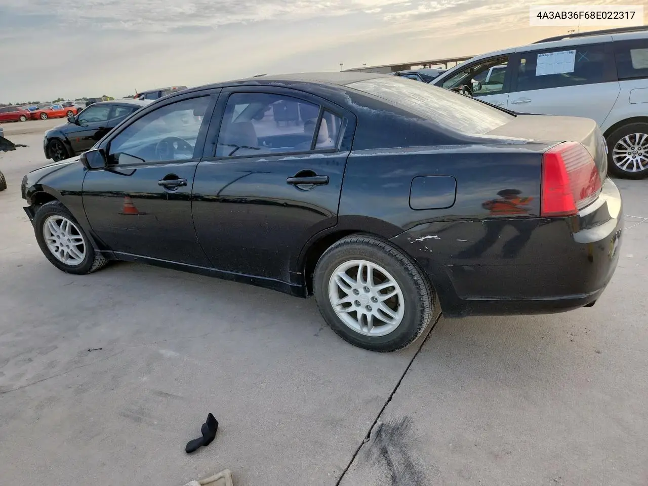 2008 Mitsubishi Galant Es VIN: 4A3AB36F68E022317 Lot: 63335175