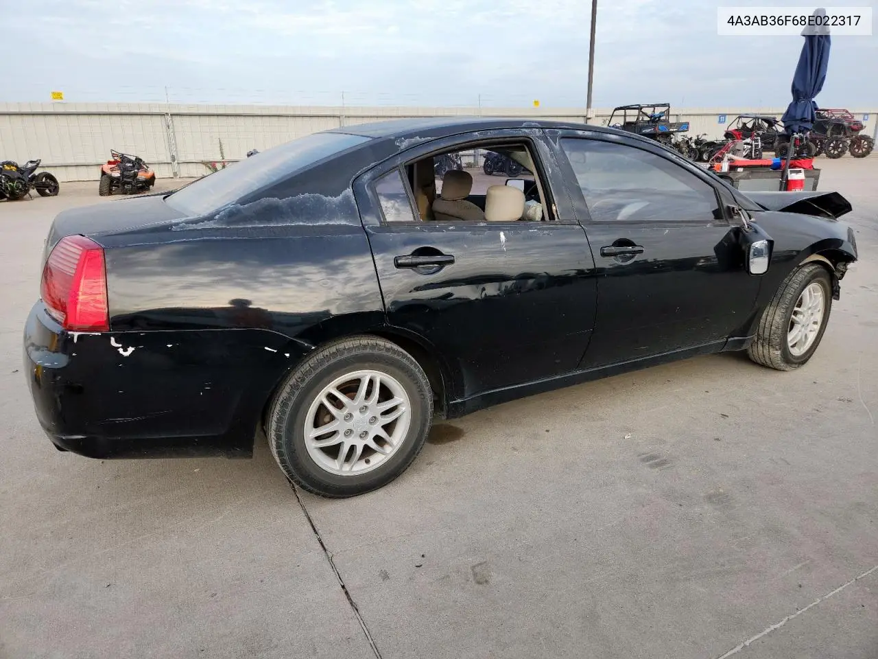 2008 Mitsubishi Galant Es VIN: 4A3AB36F68E022317 Lot: 63335175