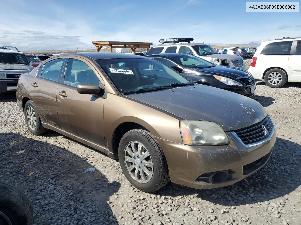 2009 Mitsubishi Galant Es VIN: 4A3AB36F09E006082 Lot: 47066095