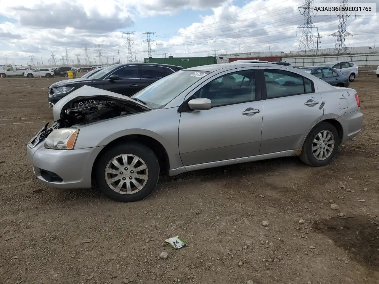 2009 Mitsubishi Galant Es VIN: 4A3AB36F59E031768 Lot: 51874305