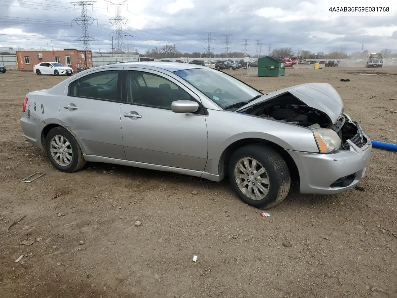 2009 Mitsubishi Galant Es VIN: 4A3AB36F59E031768 Lot: 51874305
