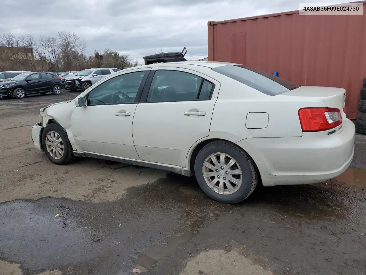 2009 Mitsubishi Galant Es VIN: 4A3AB36F09E024730 Lot: 52695025