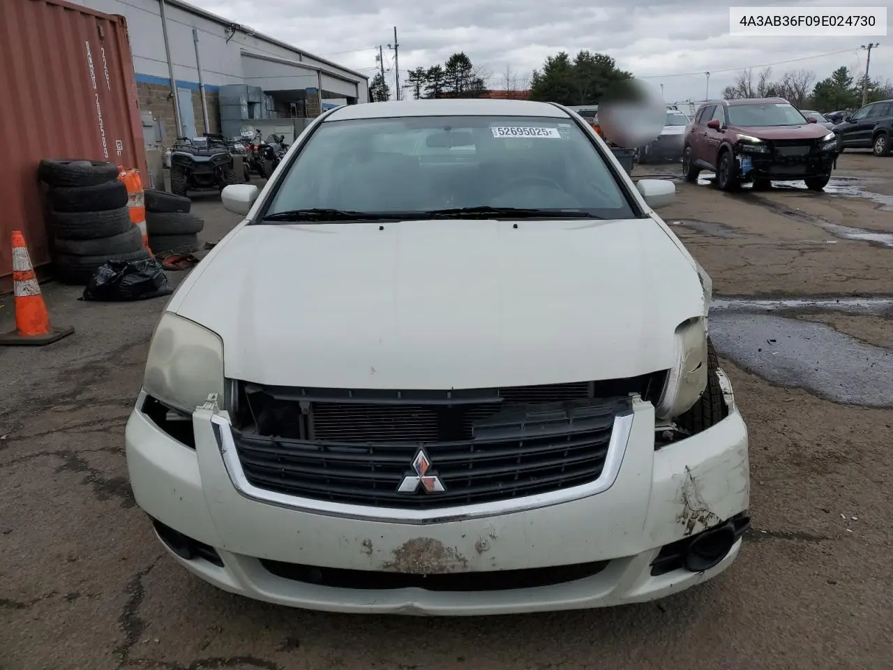 2009 Mitsubishi Galant Es VIN: 4A3AB36F09E024730 Lot: 52695025