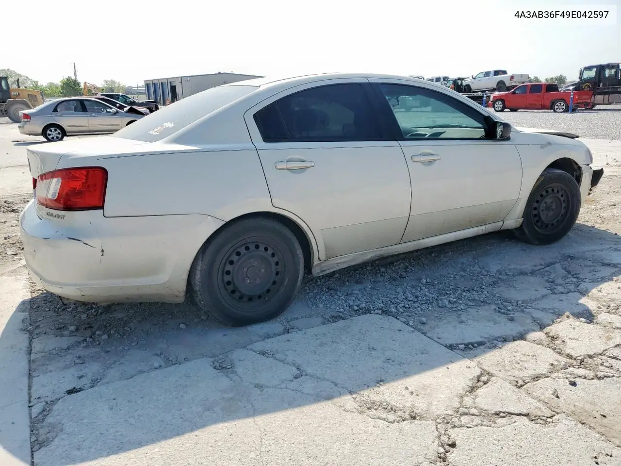 2009 Mitsubishi Galant Es VIN: 4A3AB36F49E042597 Lot: 53457135