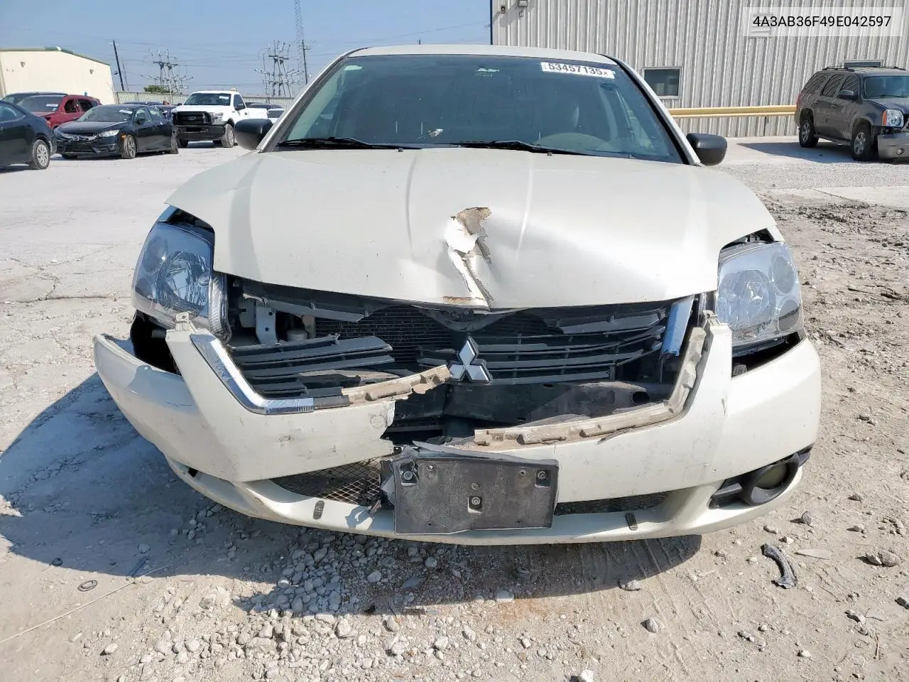 2009 Mitsubishi Galant Es VIN: 4A3AB36F49E042597 Lot: 53457135