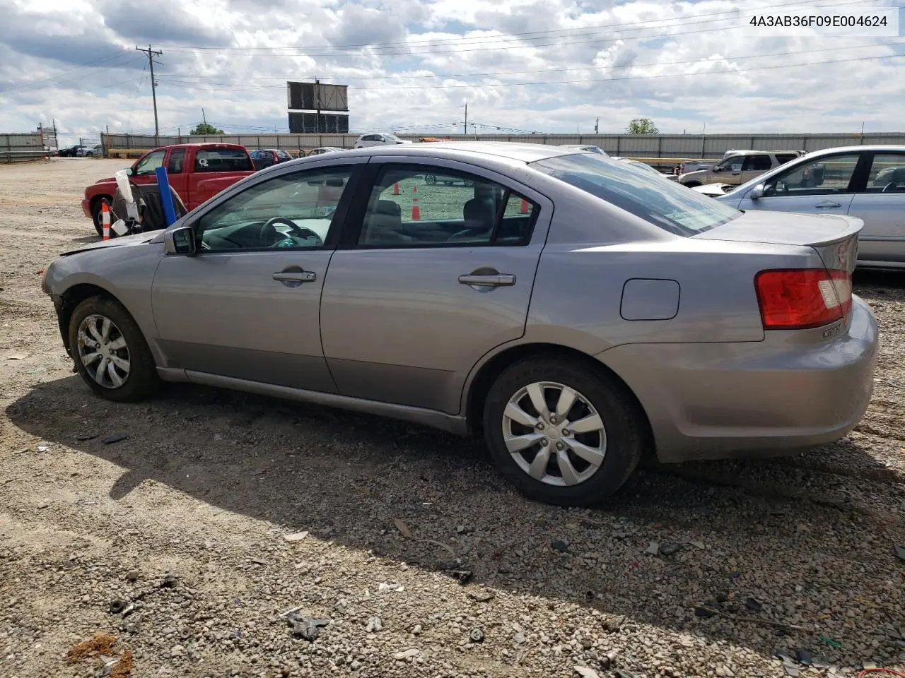 2009 Mitsubishi Galant Es VIN: 4A3AB36F09E004624 Lot: 55736135