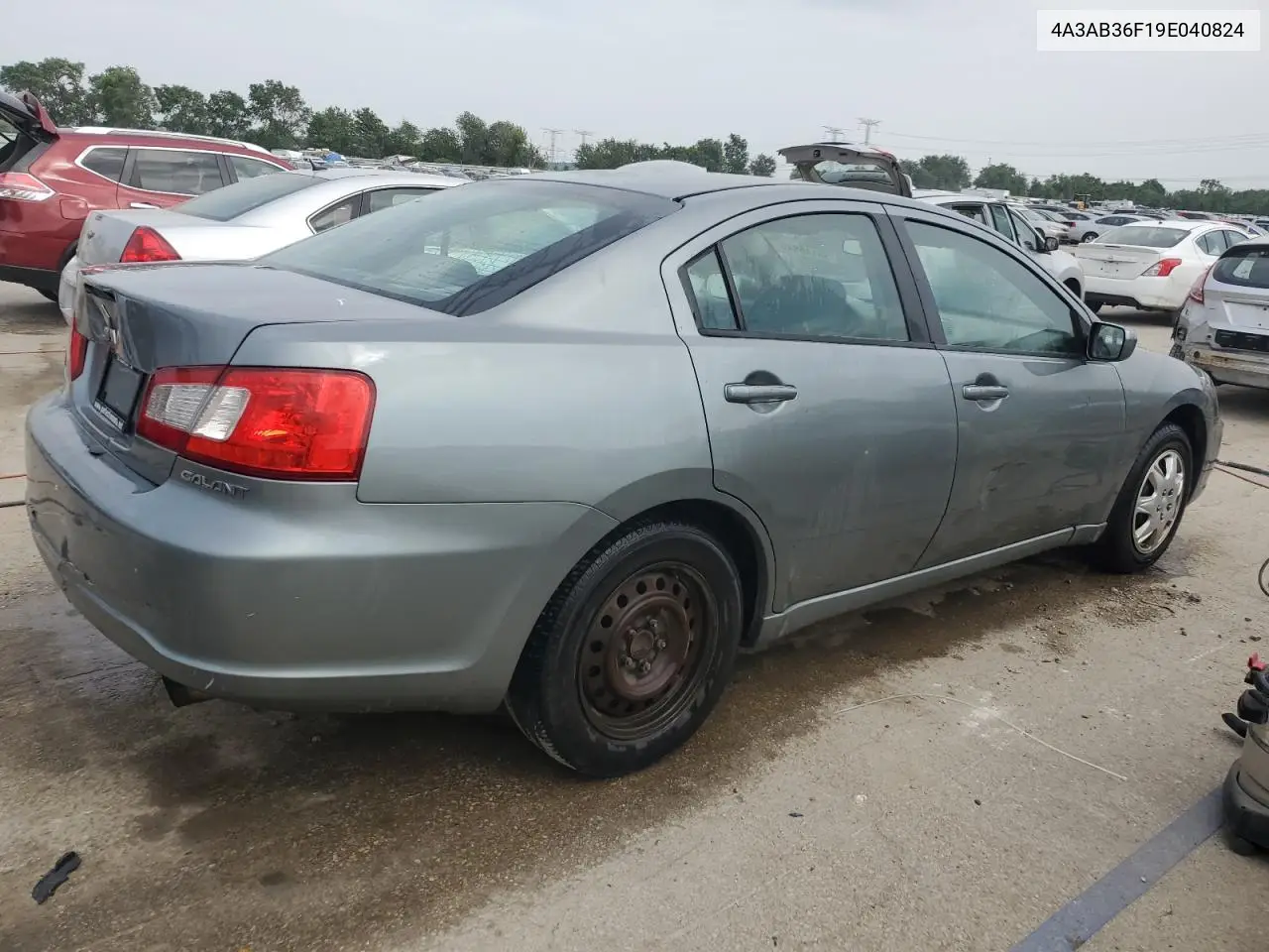 2009 Mitsubishi Galant Es VIN: 4A3AB36F19E040824 Lot: 59146945