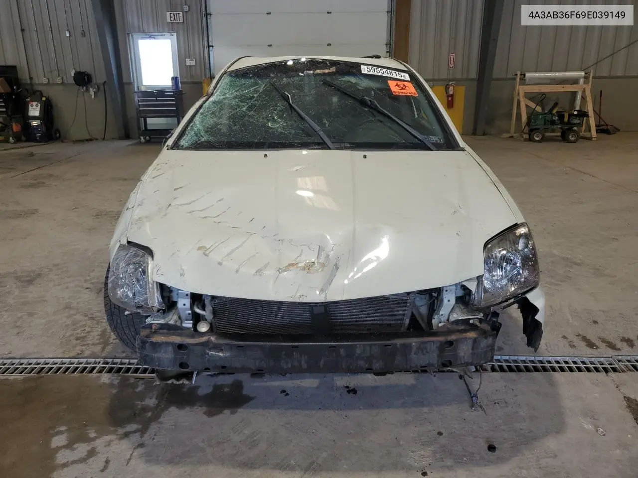 2009 Mitsubishi Galant Es VIN: 4A3AB36F69E039149 Lot: 59554815