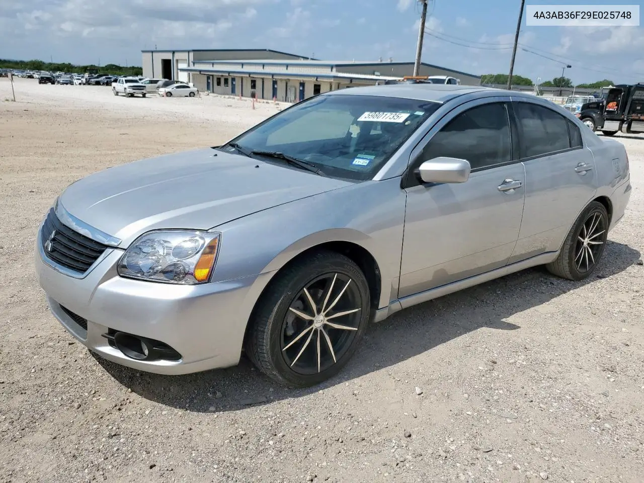 2009 Mitsubishi Galant Es VIN: 4A3AB36F29E025748 Lot: 59801735