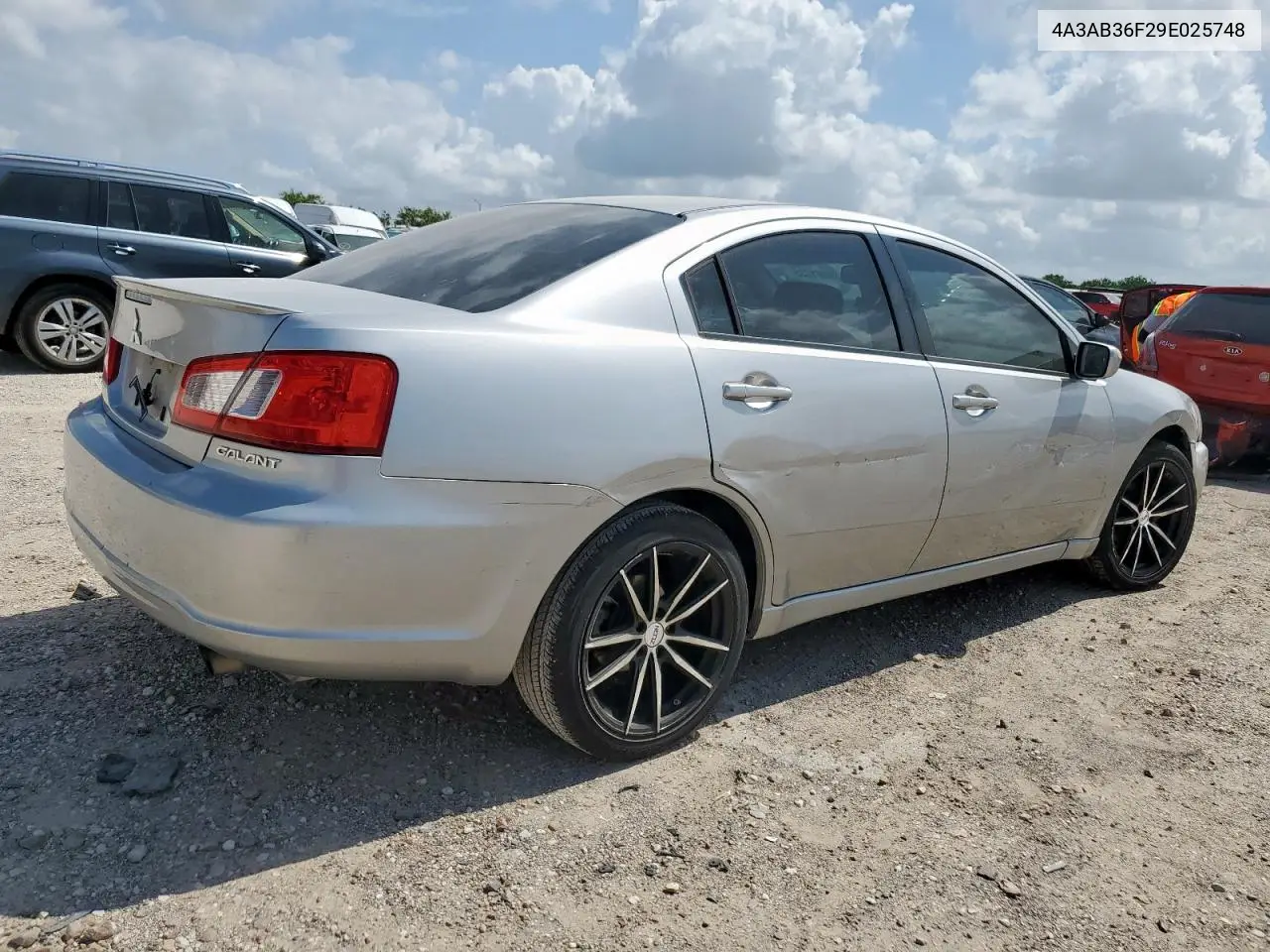 2009 Mitsubishi Galant Es VIN: 4A3AB36F29E025748 Lot: 59801735