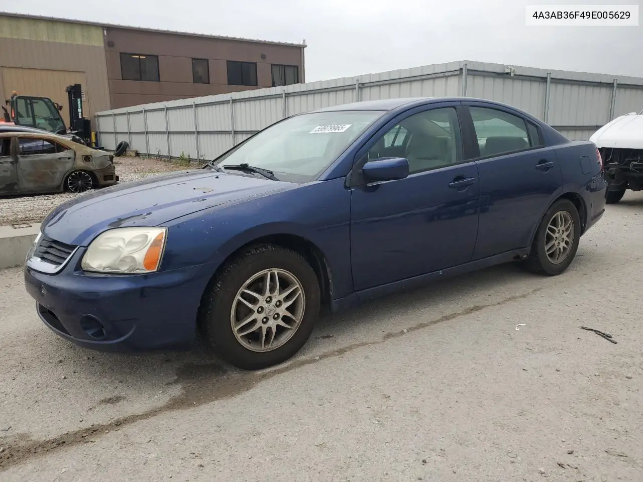 2009 Mitsubishi Galant Es VIN: 4A3AB36F49E005629 Lot: 59979965