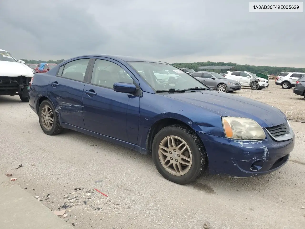 2009 Mitsubishi Galant Es VIN: 4A3AB36F49E005629 Lot: 59979965