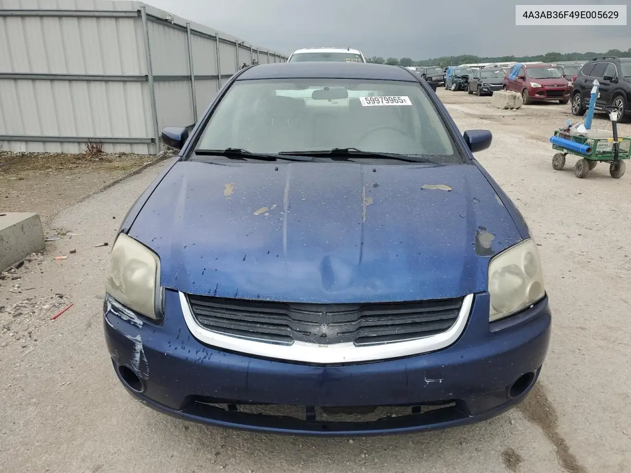 2009 Mitsubishi Galant Es VIN: 4A3AB36F49E005629 Lot: 59979965