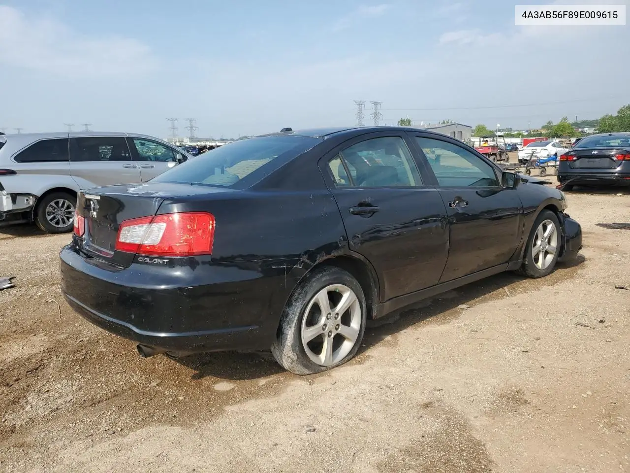 2009 Mitsubishi Galant Es VIN: 4A3AB56F89E009615 Lot: 60098795