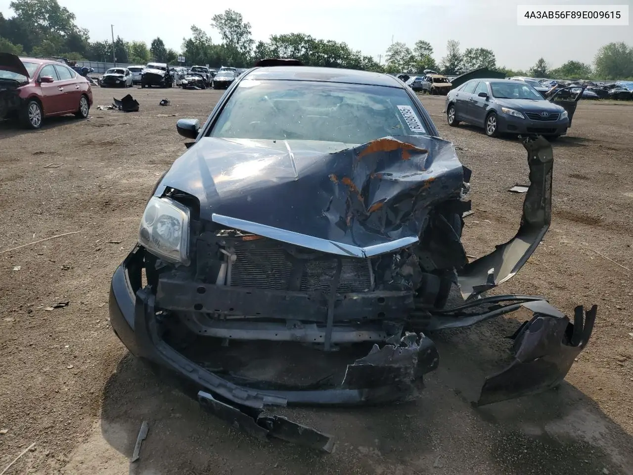 2009 Mitsubishi Galant Es VIN: 4A3AB56F89E009615 Lot: 60098795