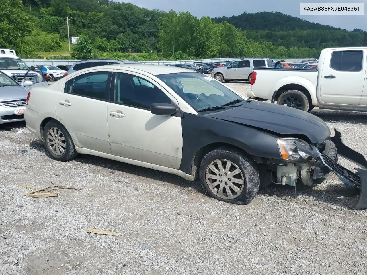 2009 Mitsubishi Galant Es VIN: 4A3AB36FX9E043351 Lot: 60874455