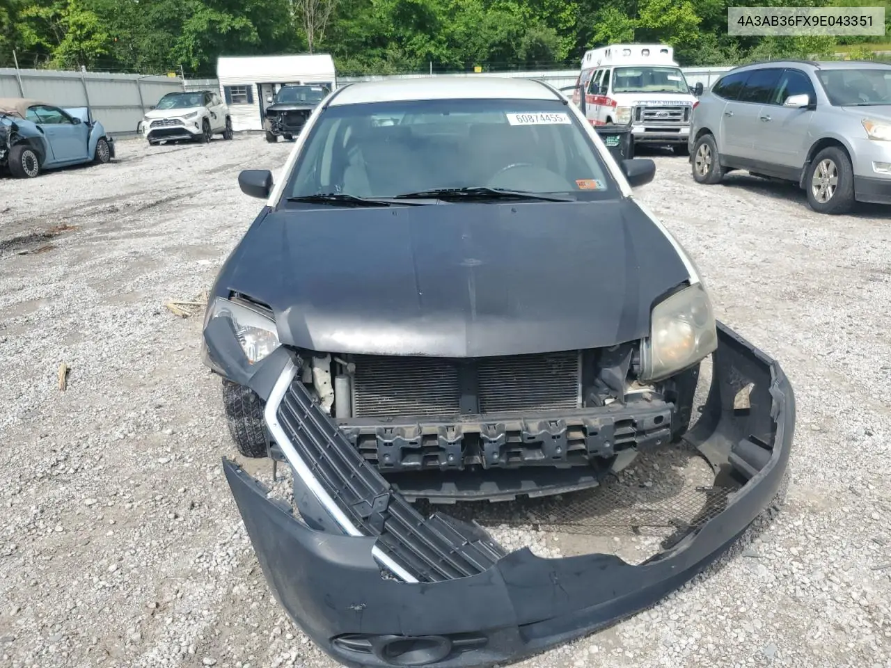 2009 Mitsubishi Galant Es VIN: 4A3AB36FX9E043351 Lot: 60874455