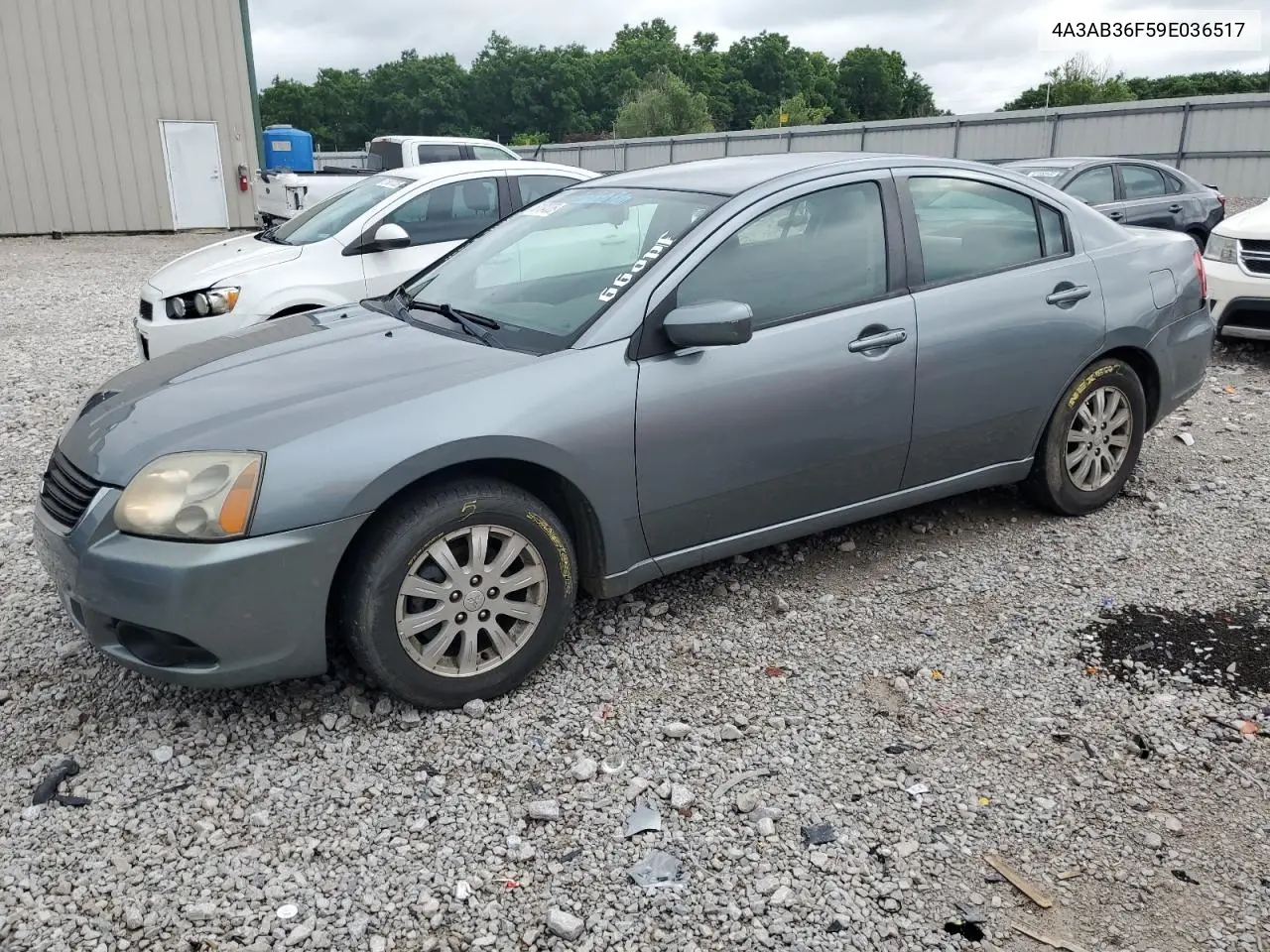 2009 Mitsubishi Galant Es VIN: 4A3AB36F59E036517 Lot: 61134035