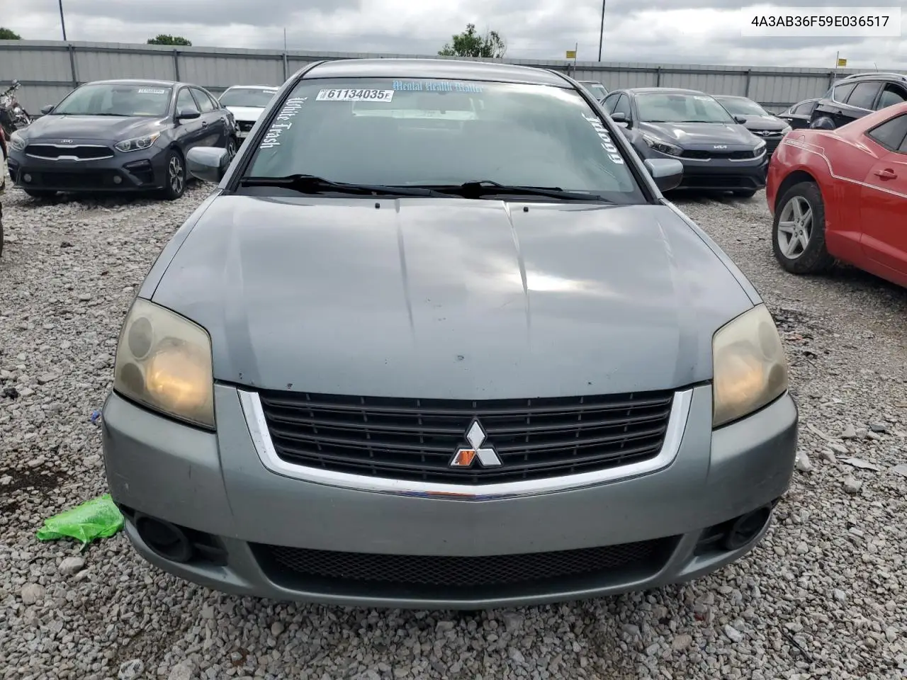 2009 Mitsubishi Galant Es VIN: 4A3AB36F59E036517 Lot: 61134035