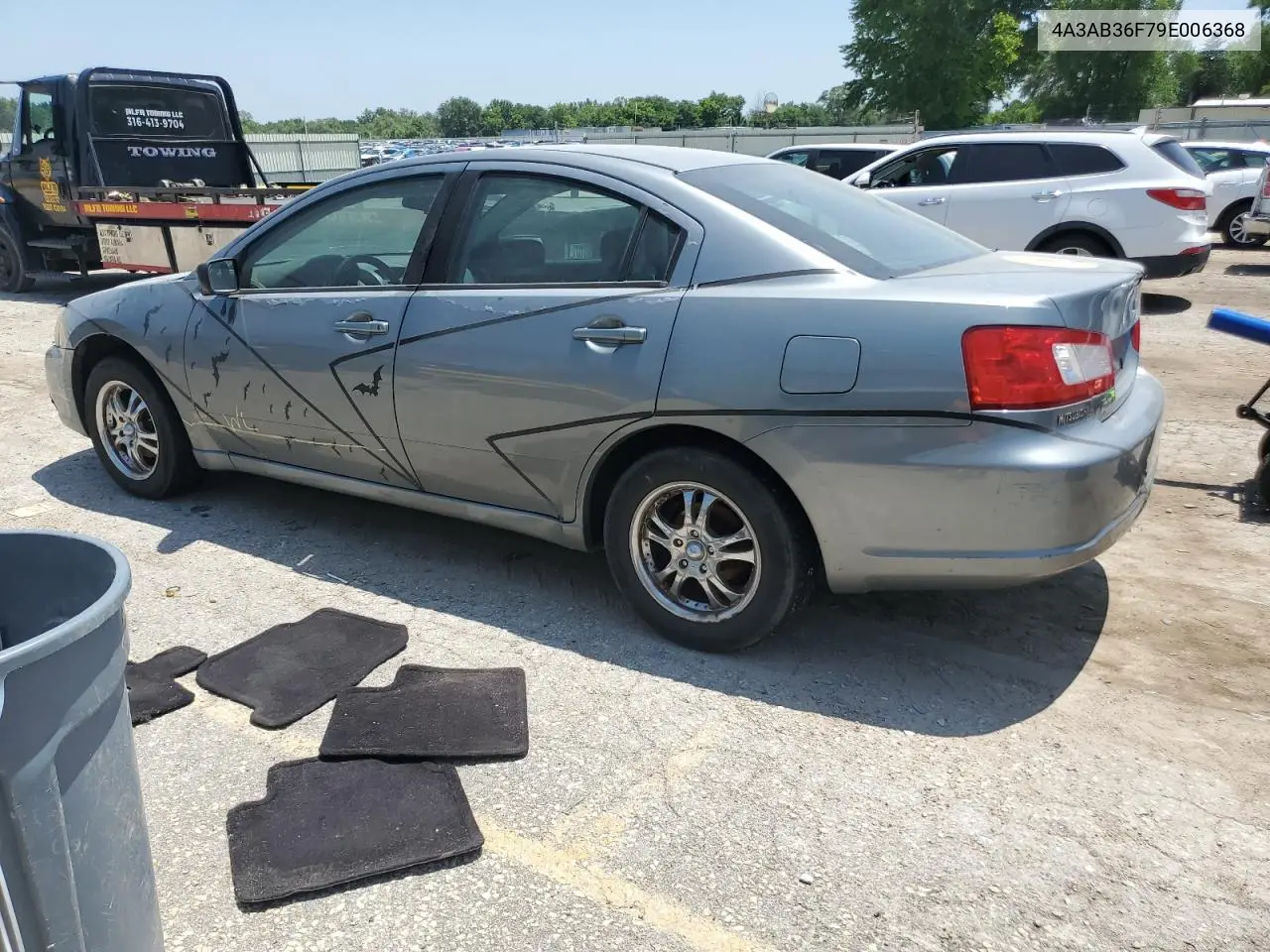 2009 Mitsubishi Galant Es VIN: 4A3AB36F79E006368 Lot: 61194915