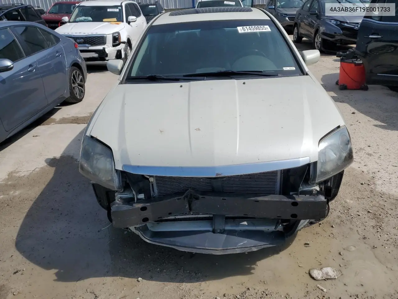 2009 Mitsubishi Galant Es VIN: 4A3AB36F19E001733 Lot: 61459855