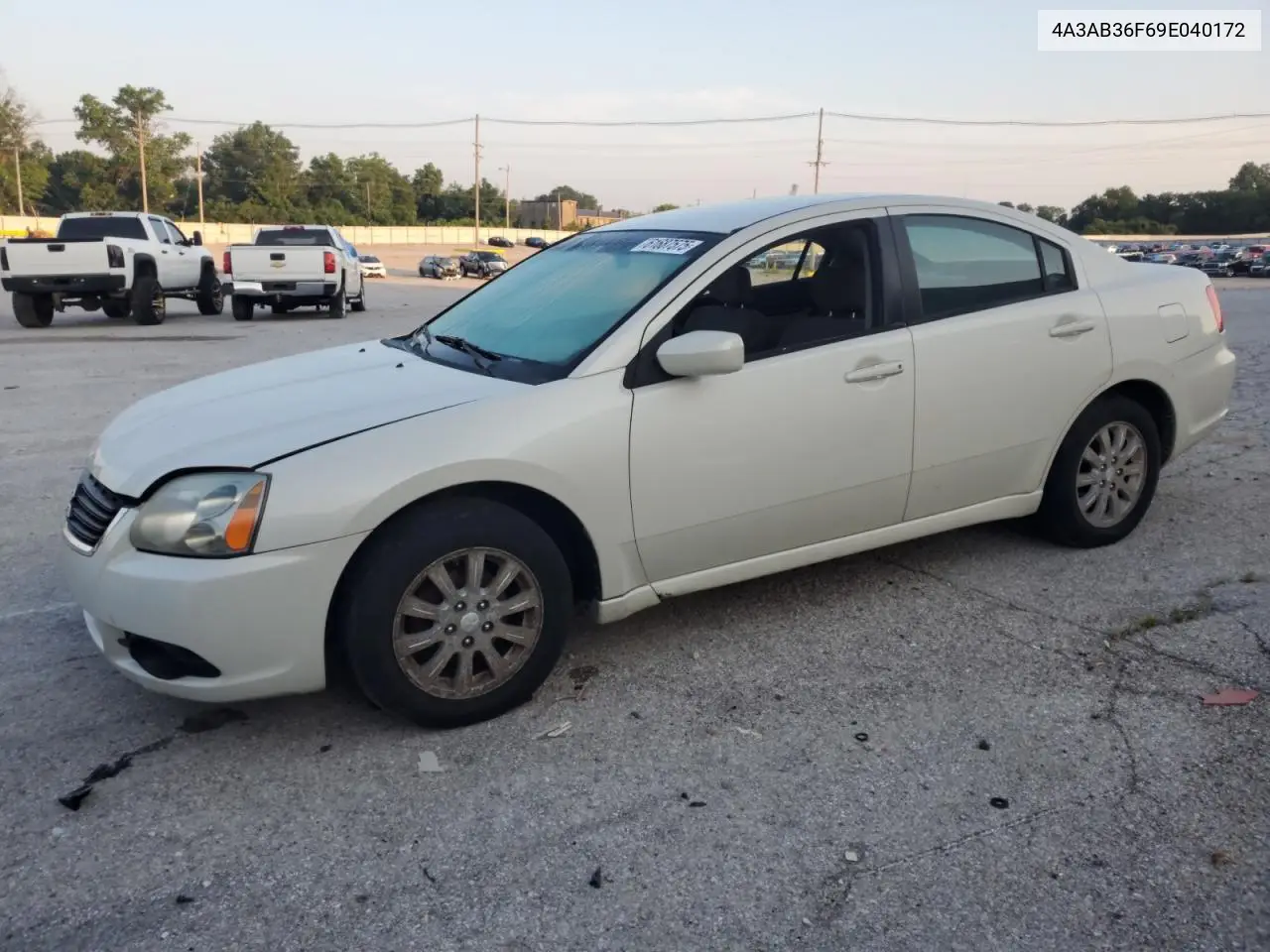 2009 Mitsubishi Galant Es VIN: 4A3AB36F69E040172 Lot: 61687575