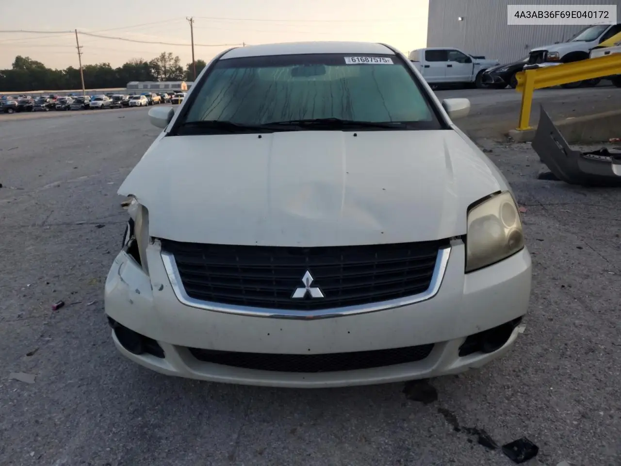 2009 Mitsubishi Galant Es VIN: 4A3AB36F69E040172 Lot: 61687575