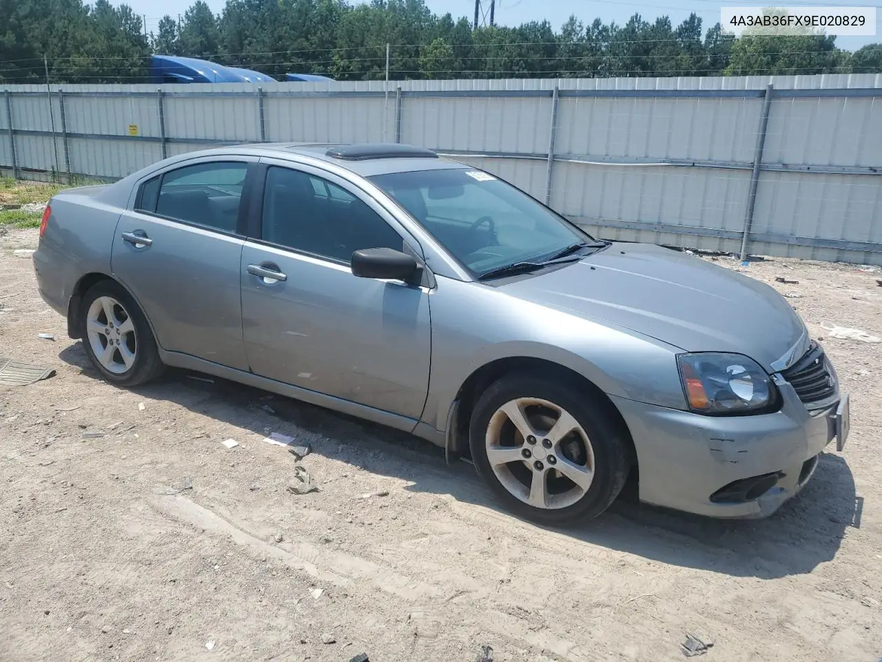 2009 Mitsubishi Galant Es VIN: 4A3AB36FX9E020829 Lot: 62155025
