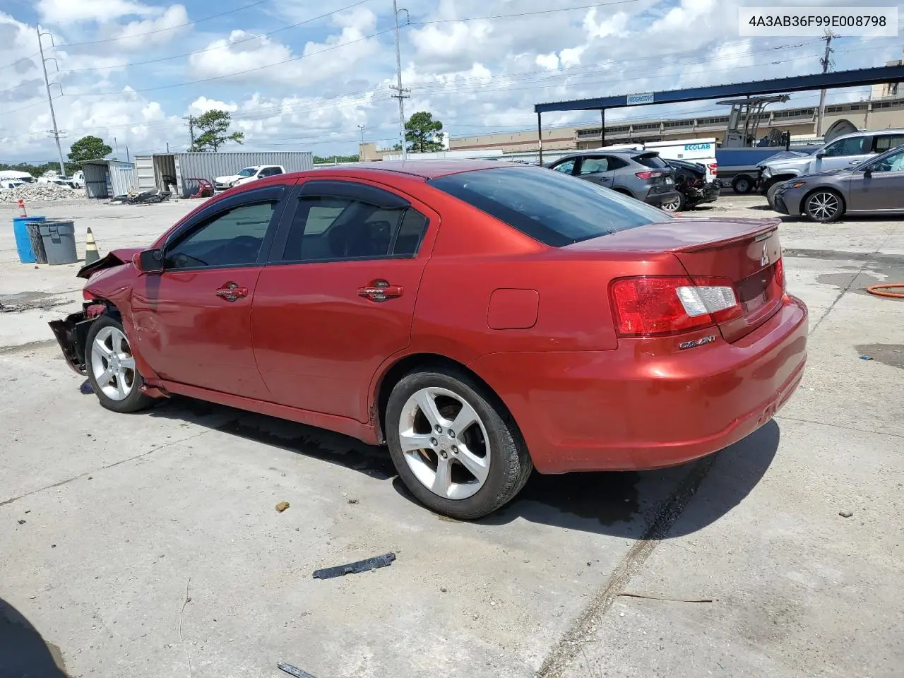 2009 Mitsubishi Galant Es VIN: 4A3AB36F99E008798 Lot: 62180005