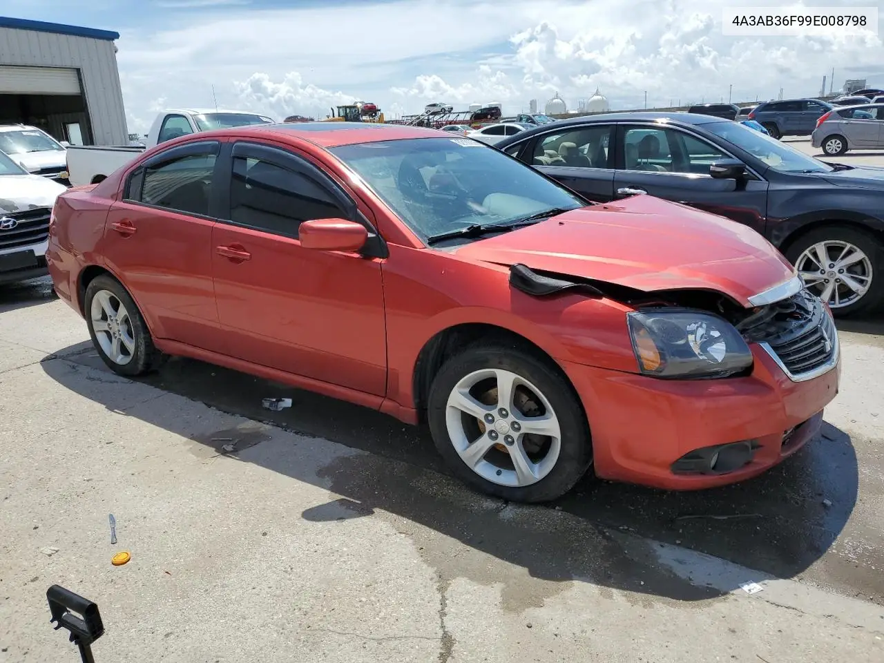 2009 Mitsubishi Galant Es VIN: 4A3AB36F99E008798 Lot: 62180005