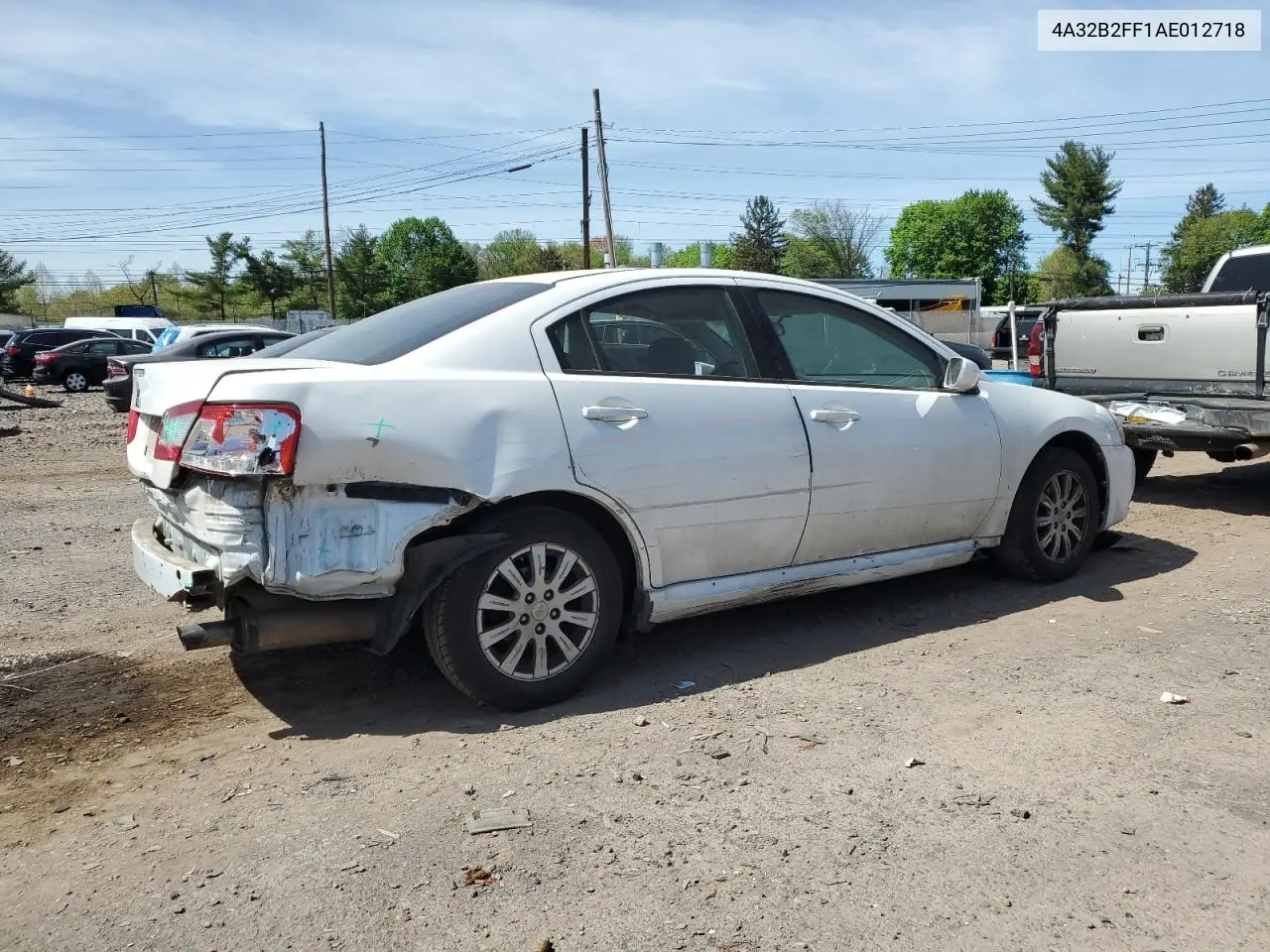 2010 Mitsubishi Galant Fe VIN: 4A32B2FF1AE012718 Lot: 54487945
