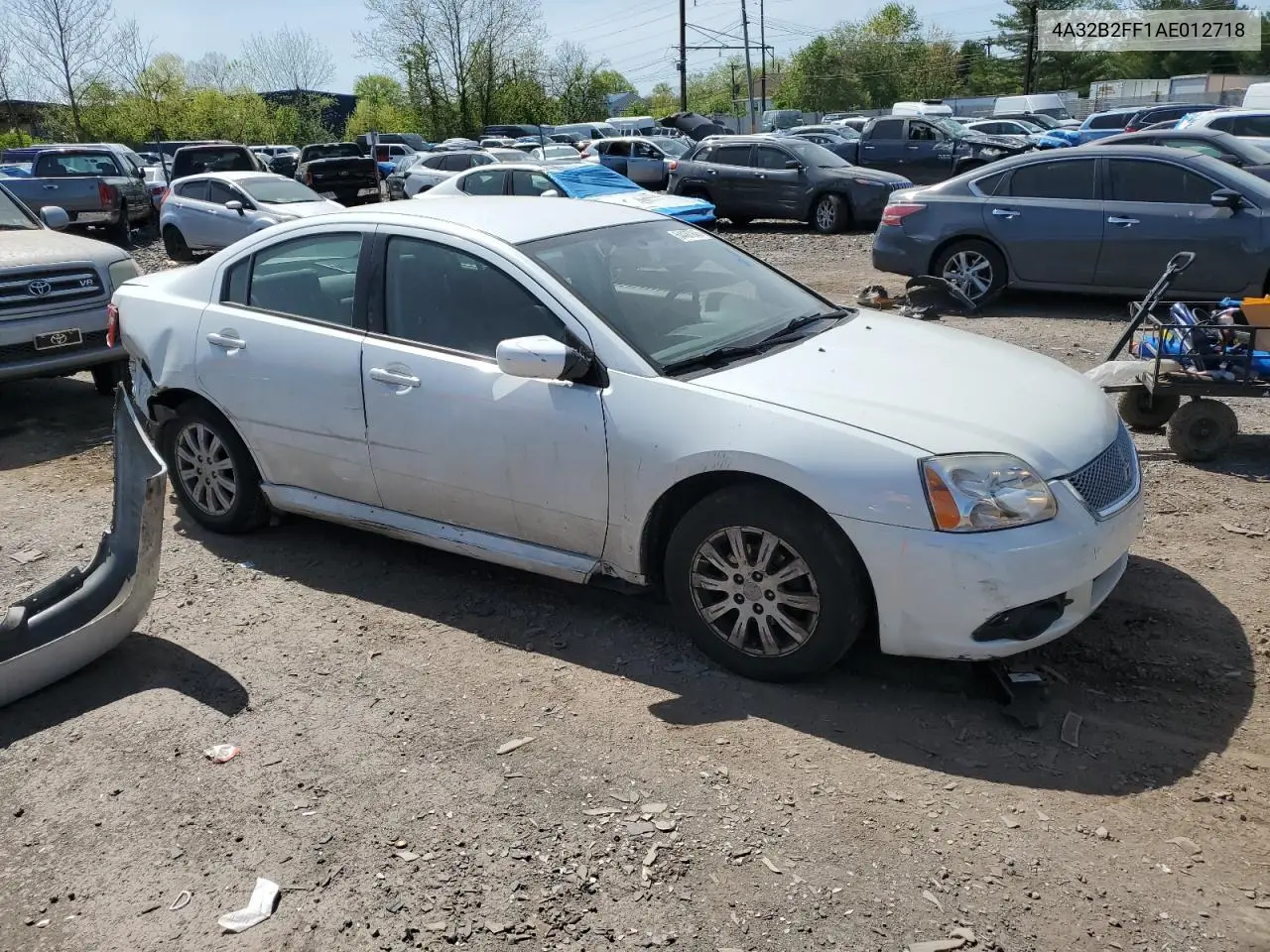 2010 Mitsubishi Galant Fe VIN: 4A32B2FF1AE012718 Lot: 54487945