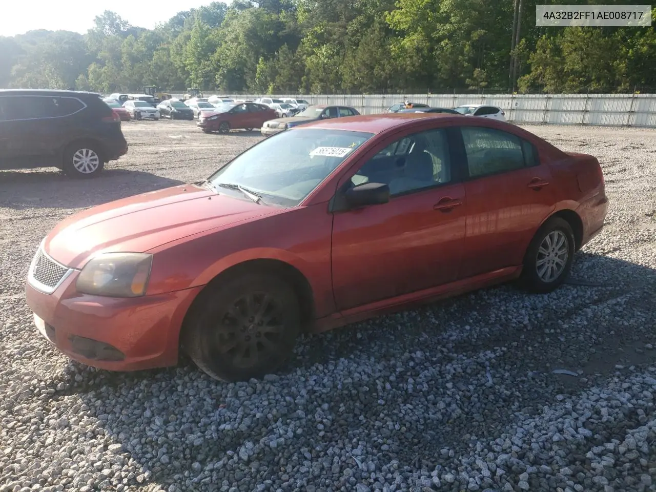 2010 Mitsubishi Galant Fe VIN: 4A32B2FF1AE008717 Lot: 56575015