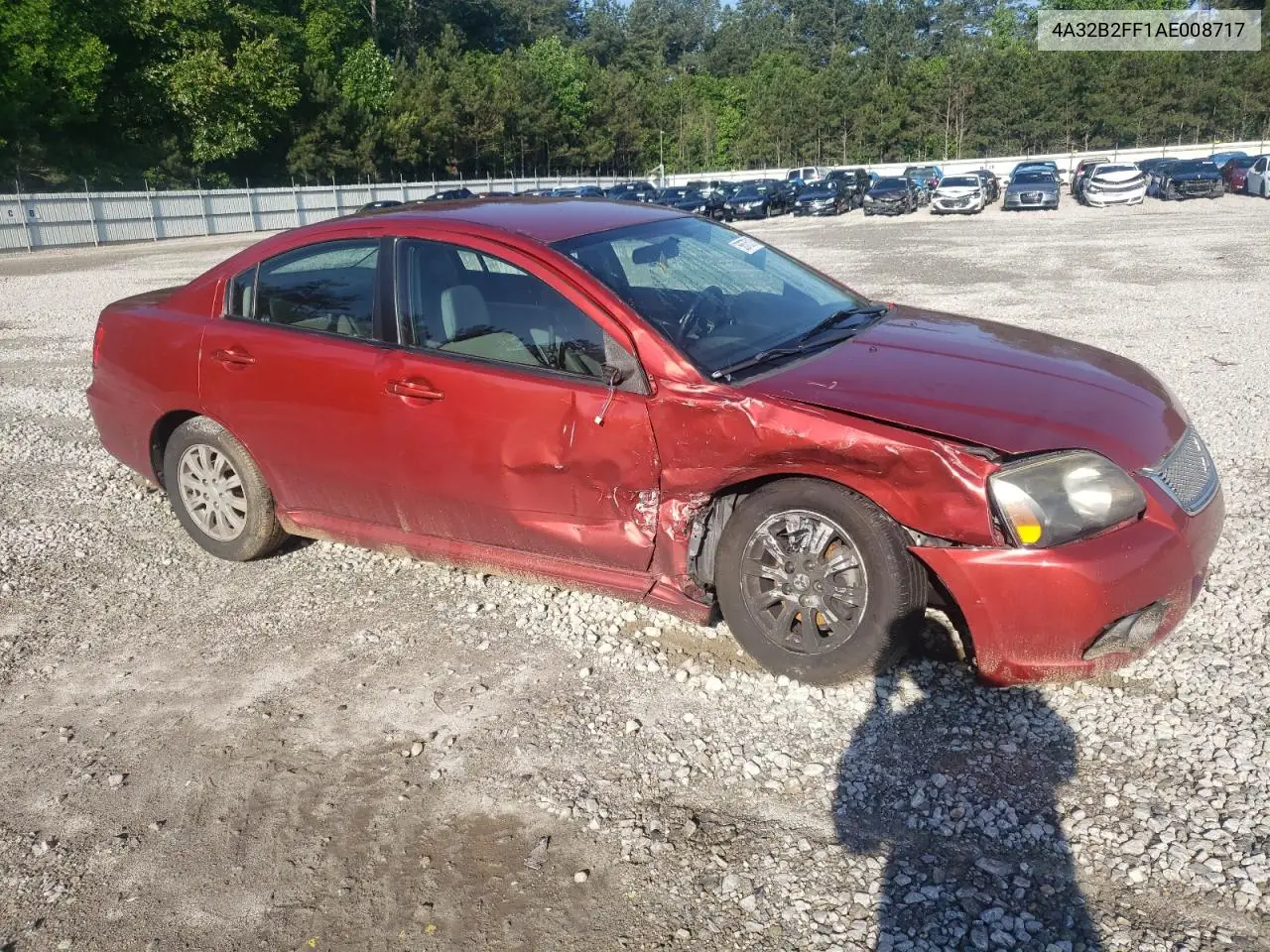 2010 Mitsubishi Galant Fe VIN: 4A32B2FF1AE008717 Lot: 56575015