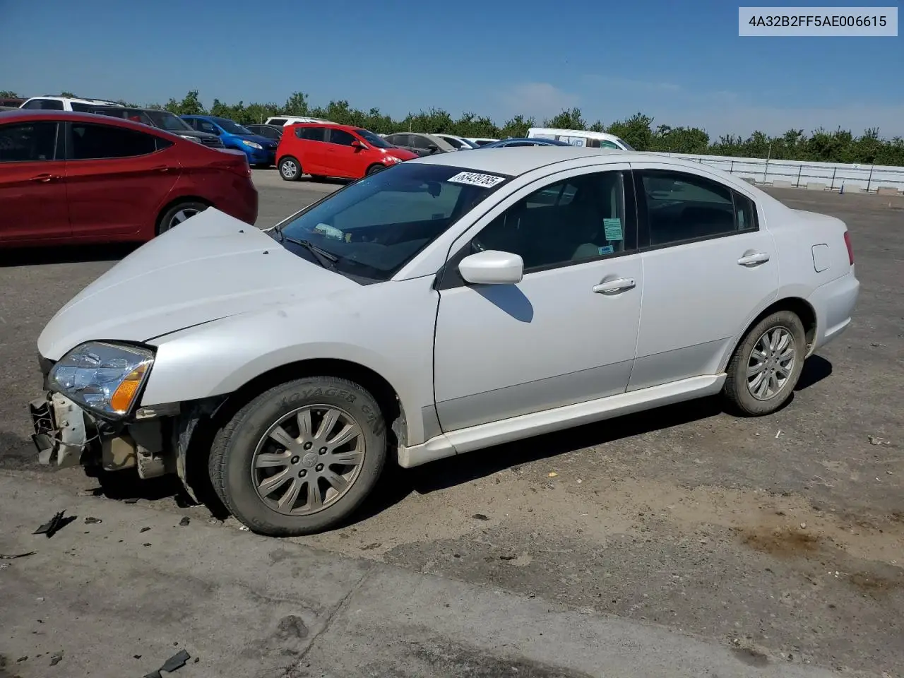 2010 Mitsubishi Galant Fe VIN: 4A32B2FF5AE006615 Lot: 63439785