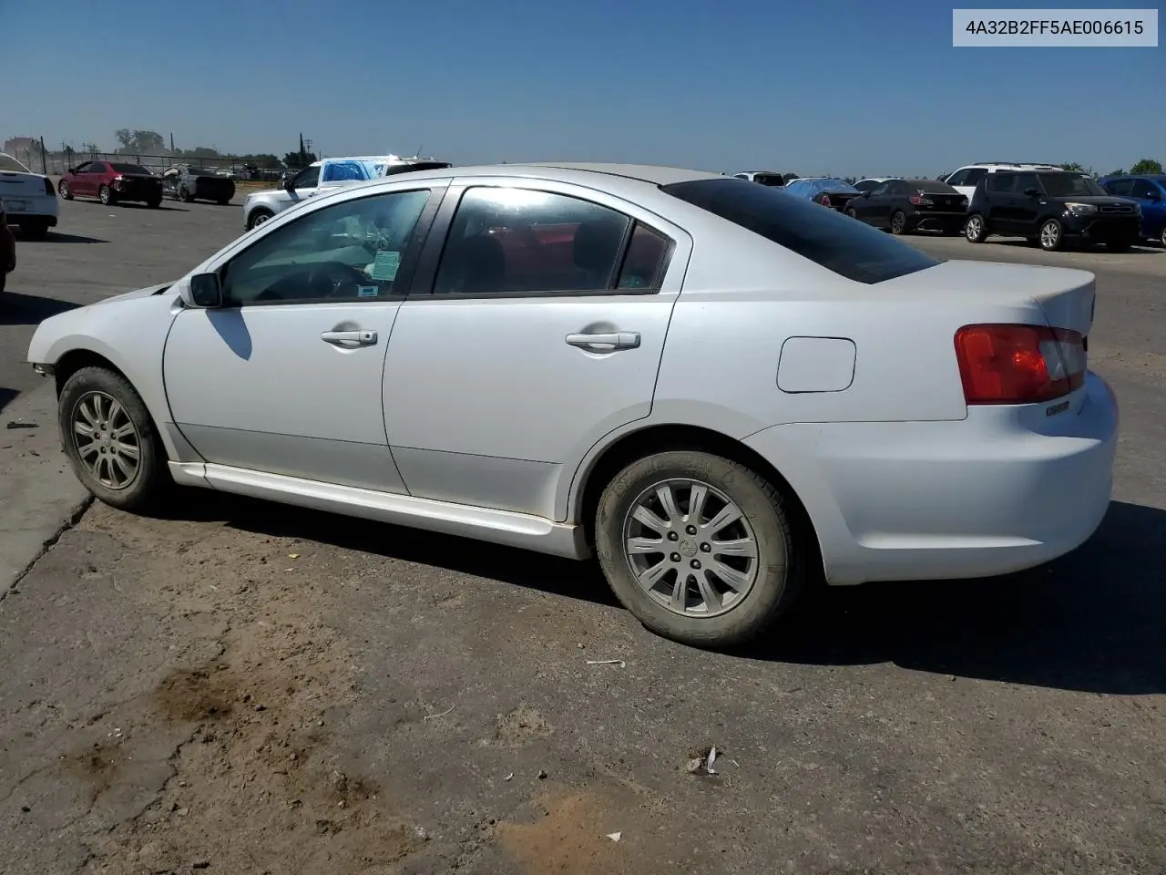 2010 Mitsubishi Galant Fe VIN: 4A32B2FF5AE006615 Lot: 63439785
