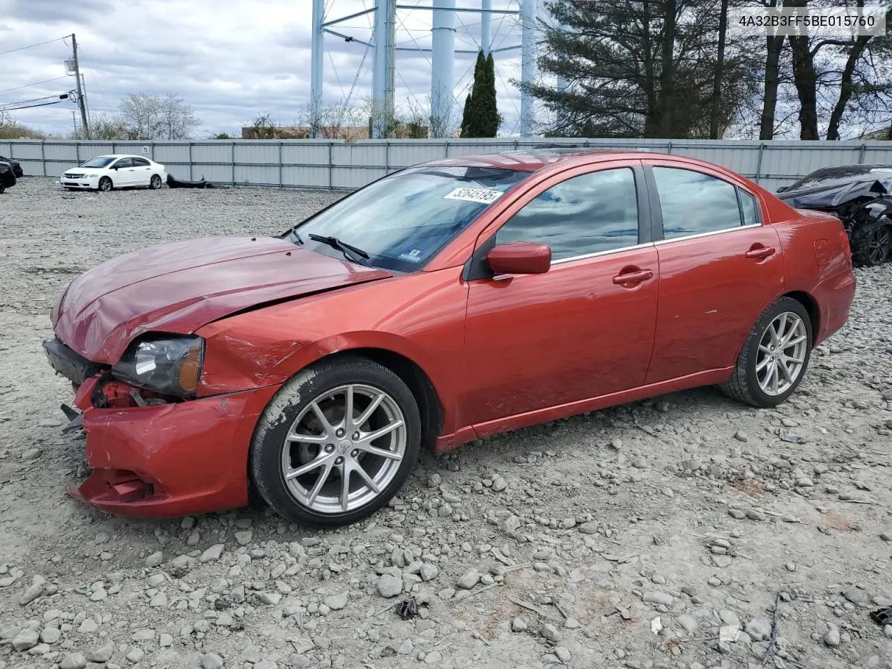 2011 Mitsubishi Galant Es VIN: 4A32B3FF5BE015760 Lot: 52645195