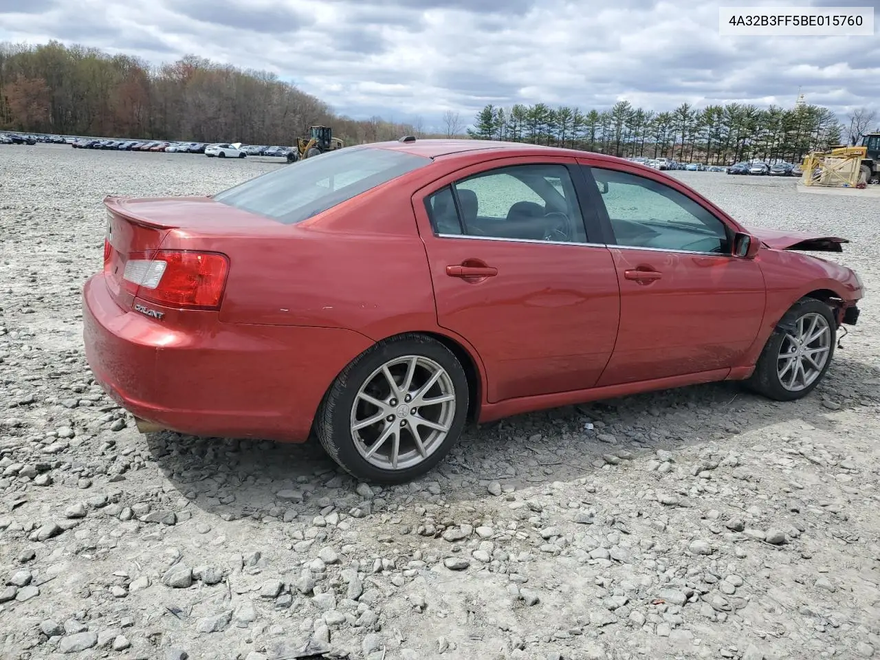 2011 Mitsubishi Galant Es VIN: 4A32B3FF5BE015760 Lot: 52645195
